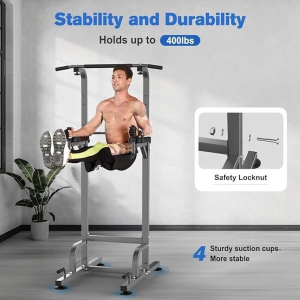 Power Tower Pull-Up & Dip Station