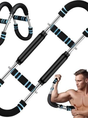Adjustable Chest & Arm Twister Trainer (65–110lb) – Home Fitness Equipment